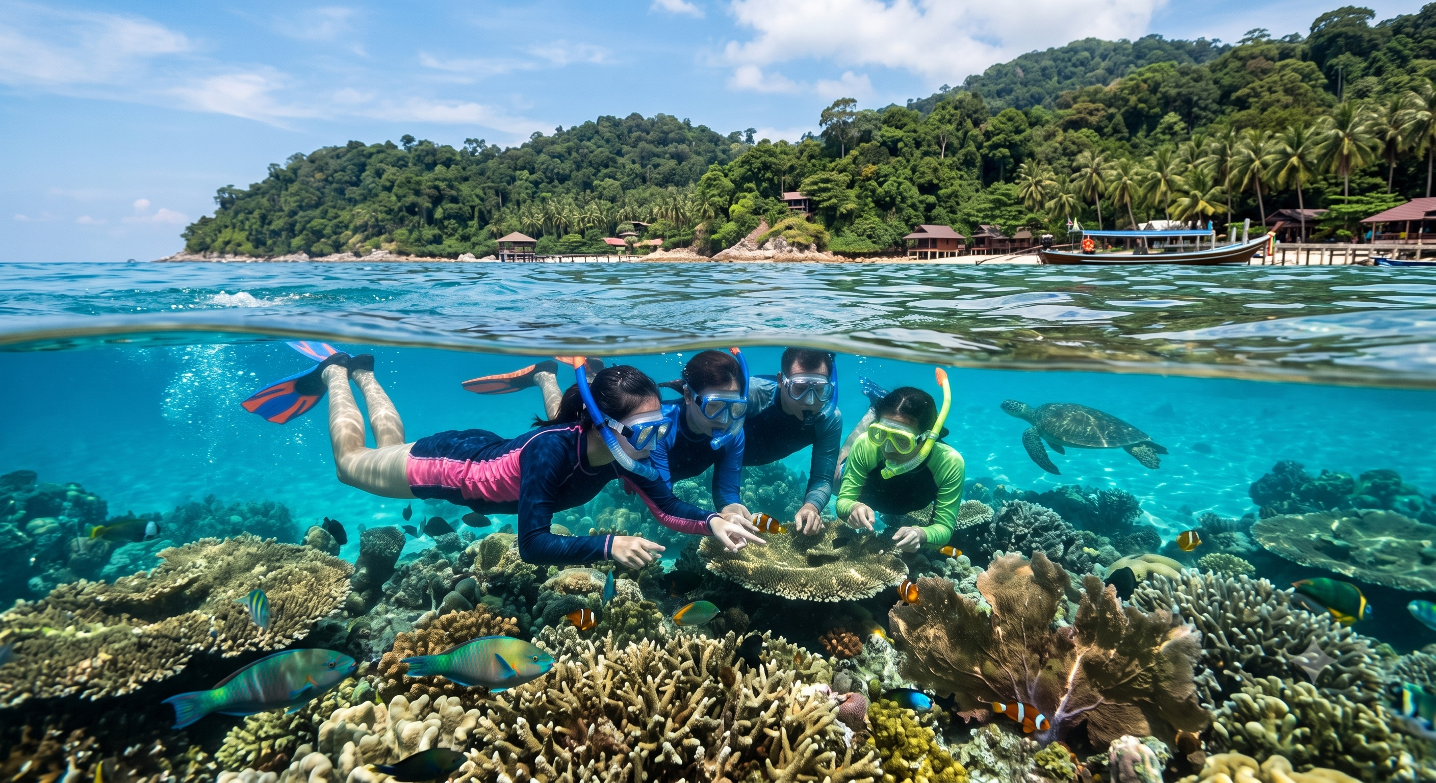 From Perhentian Island: Snorkeling Day Trip